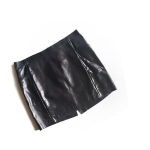 MM6 by Maison Martin Margiela Leather Mini Skirt